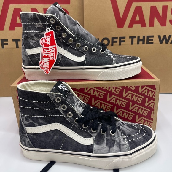 Vans WMNS Sk8-Hi Tapered (Denim Destroy)Black/ Marshmallow Sneakers
VN0A4U169FL - Picture 3 of 16